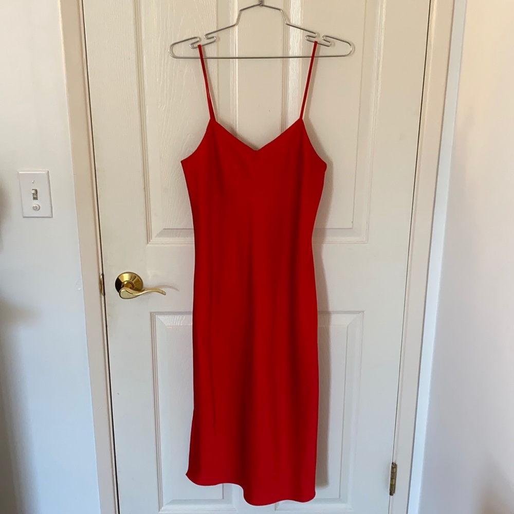 Red sam Edelman dress